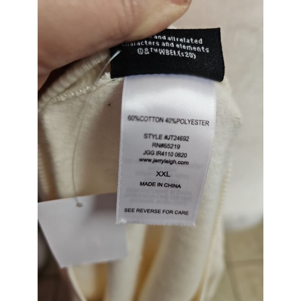 I'd Rather Be Watching Friends Cropped Sweatshirt Size XXL - Picture 6 of 6